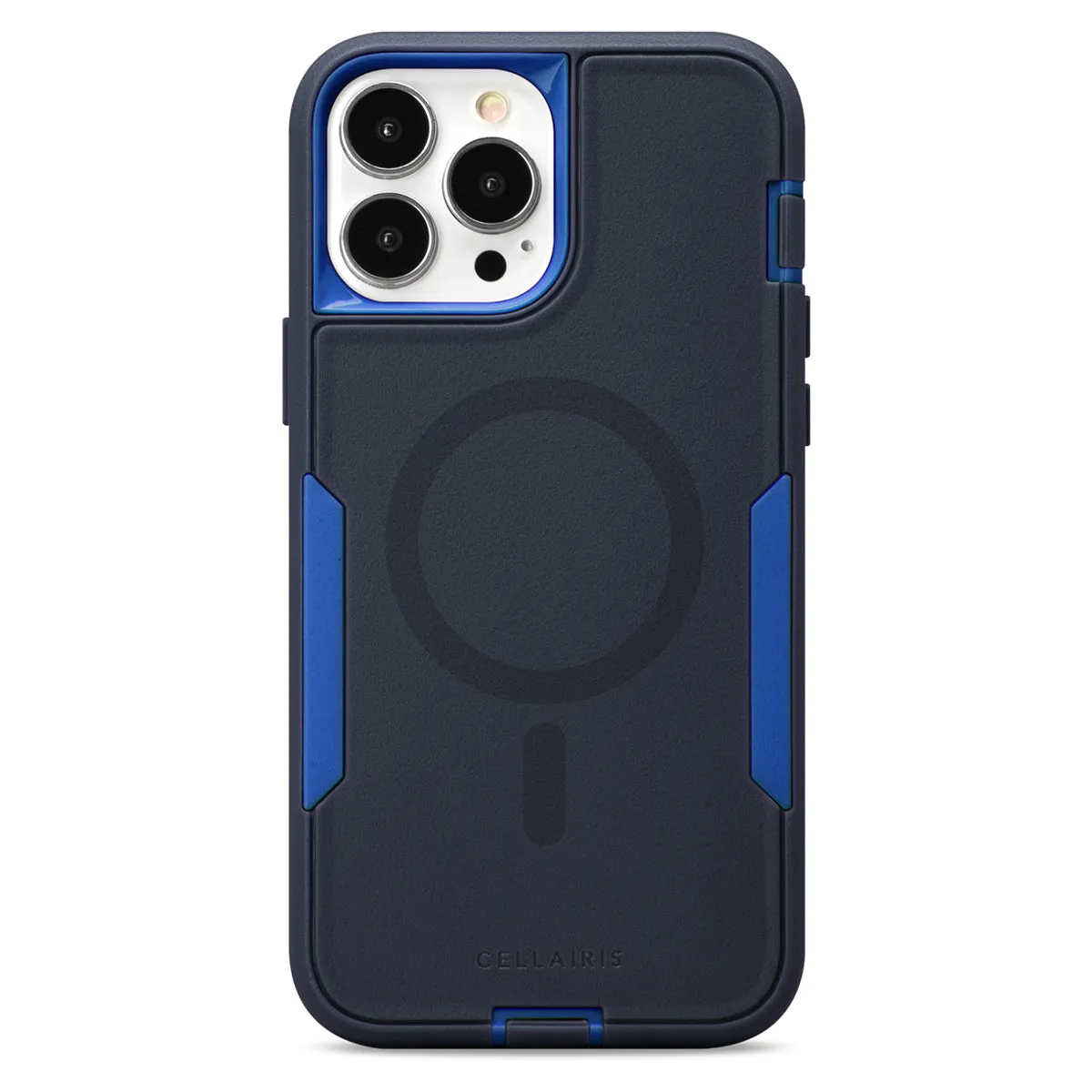 Rapture Rugged - iPhone 15 Pro Navy Blue w/ Blue w/ MagSafe Case