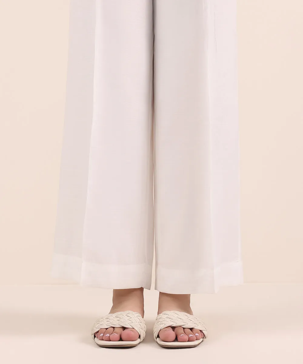 Raw Silk Culottes