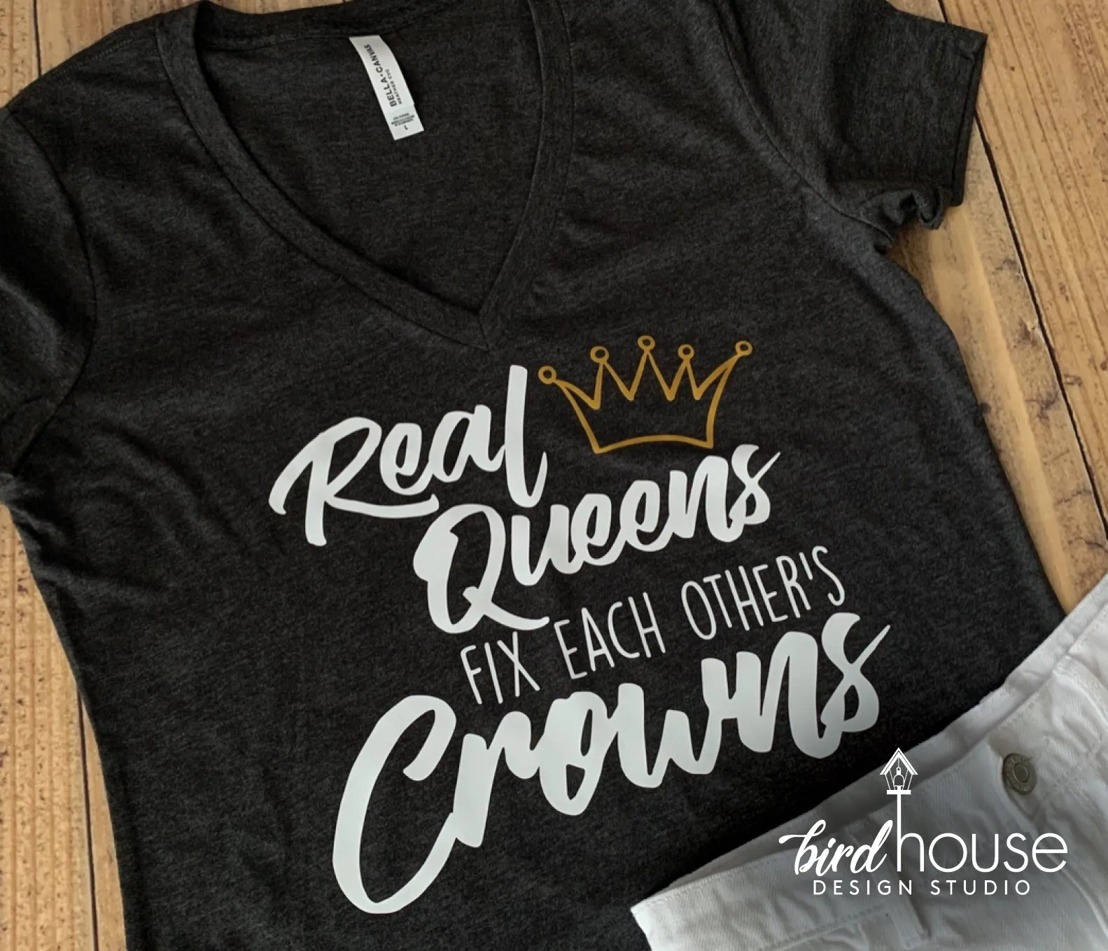 Real Queens Fix Each Other's Crowns Shirt