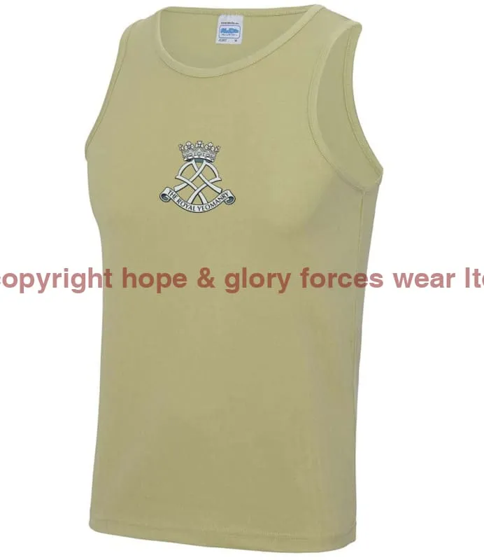 Royal Yeomanry Embroidered Sports Vest