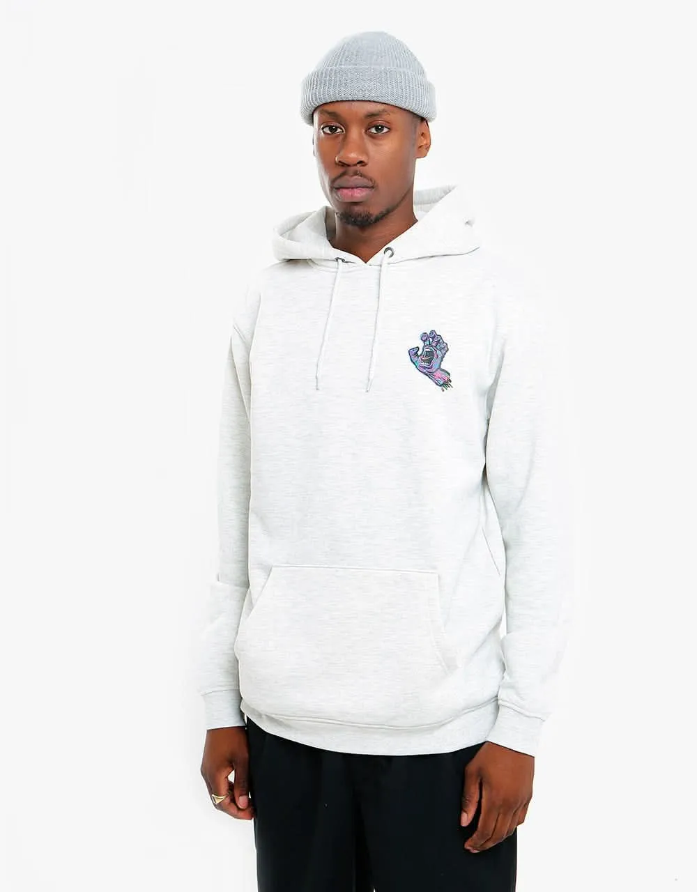 Santa Cruz Growth Hand Pullover Hoodie - Athletic Heather