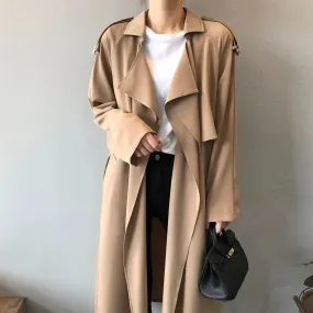 Simply Satin Classic Trench Coat