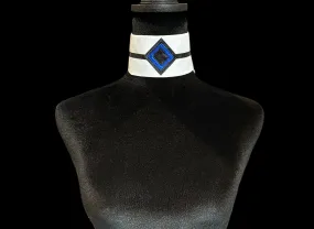 Single Collar Diamond Black and Royal