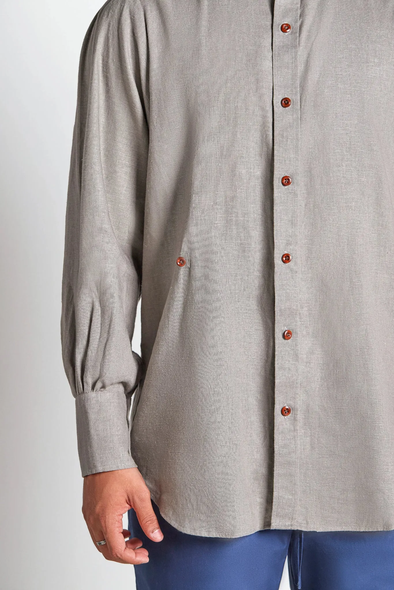 Smoke Cross Button Shirt