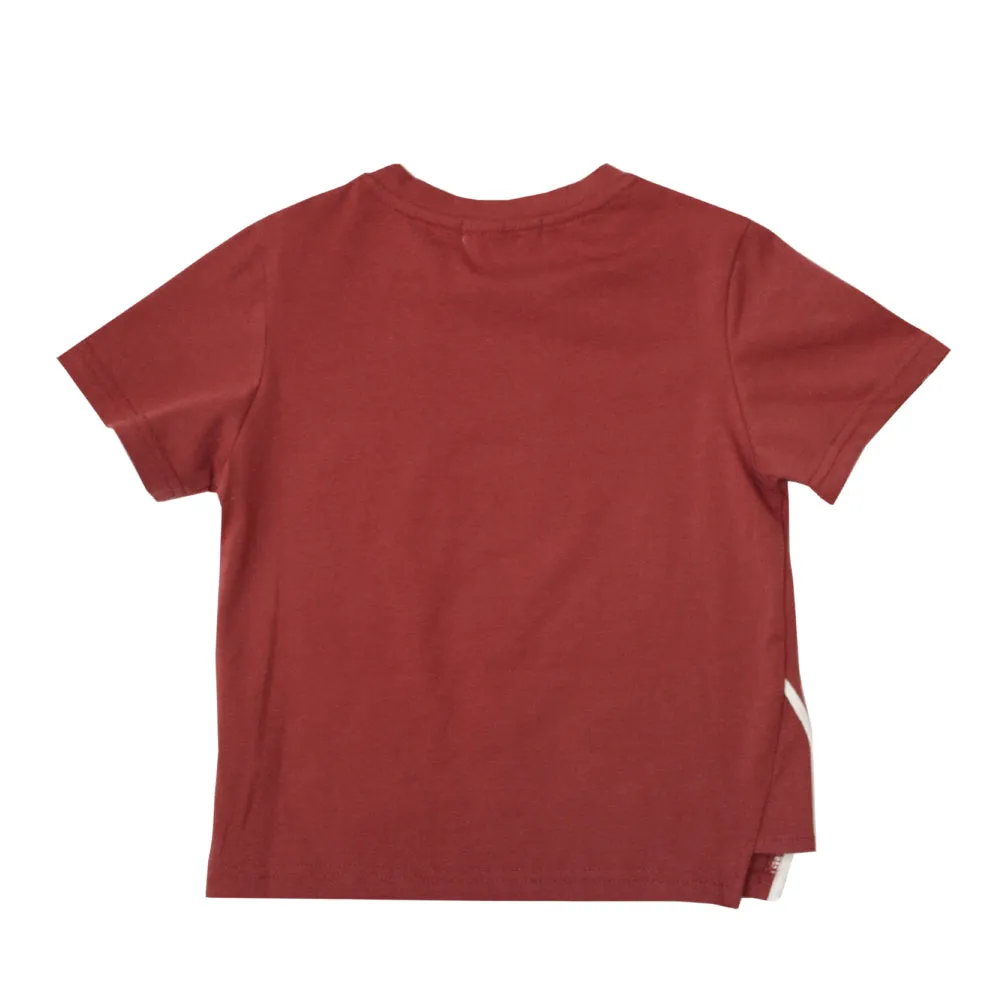 Soft Cotton Top, Garnet Red