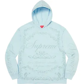 Supreme Celebr√© Blue Hooded Long Sleeve Shirt