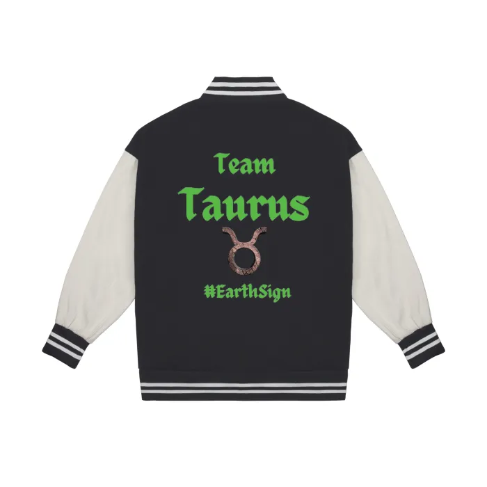 Taurus Color-block Denim Bomber Jacket