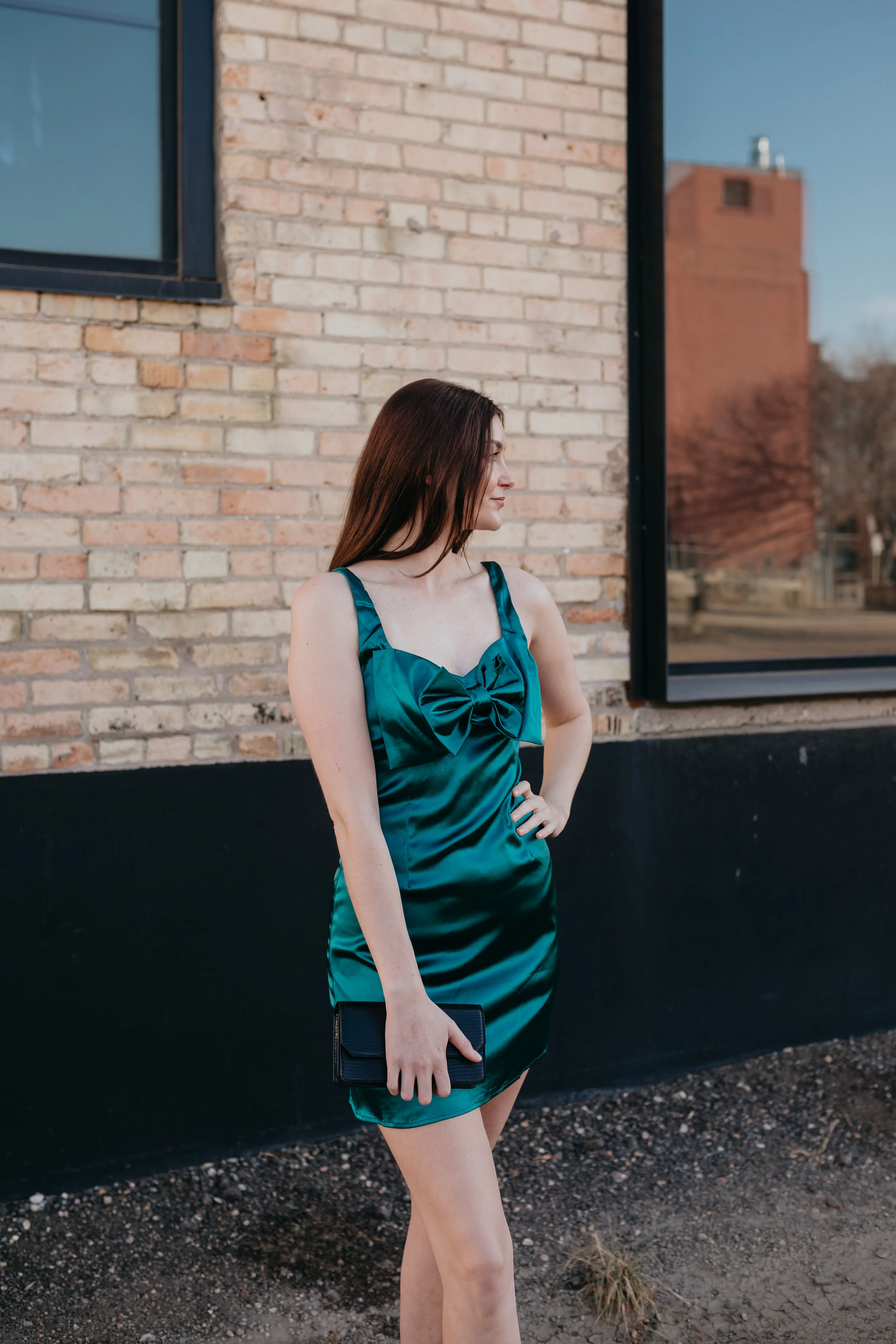 Teal Mini Dress