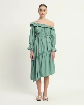 The Stellata Mint Cotton Dress