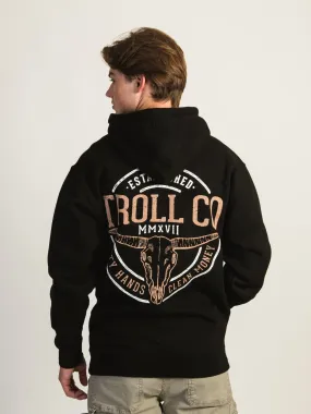 TROLL CO. LONGHORN PULLOVER HOODIE