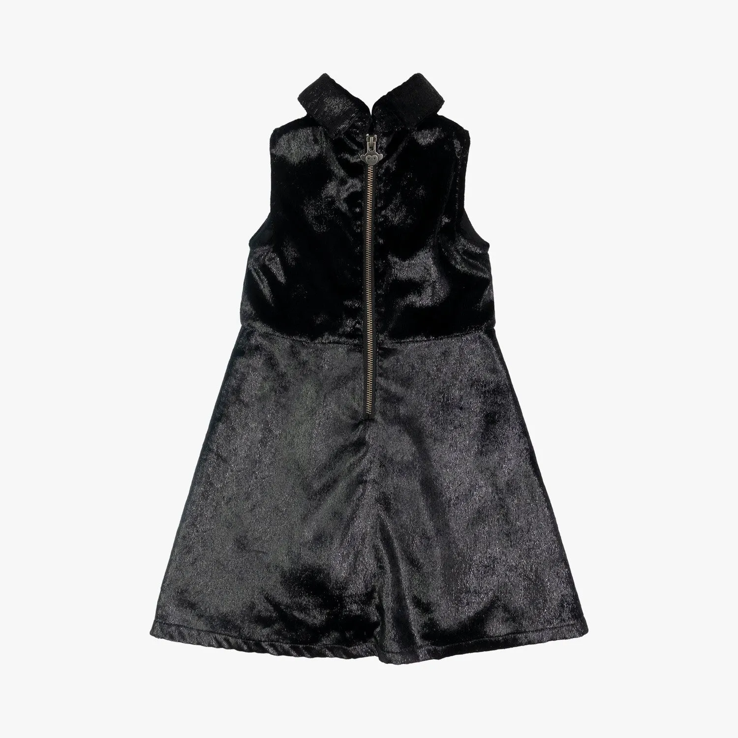 Tuxedo Dress | Black Velvet