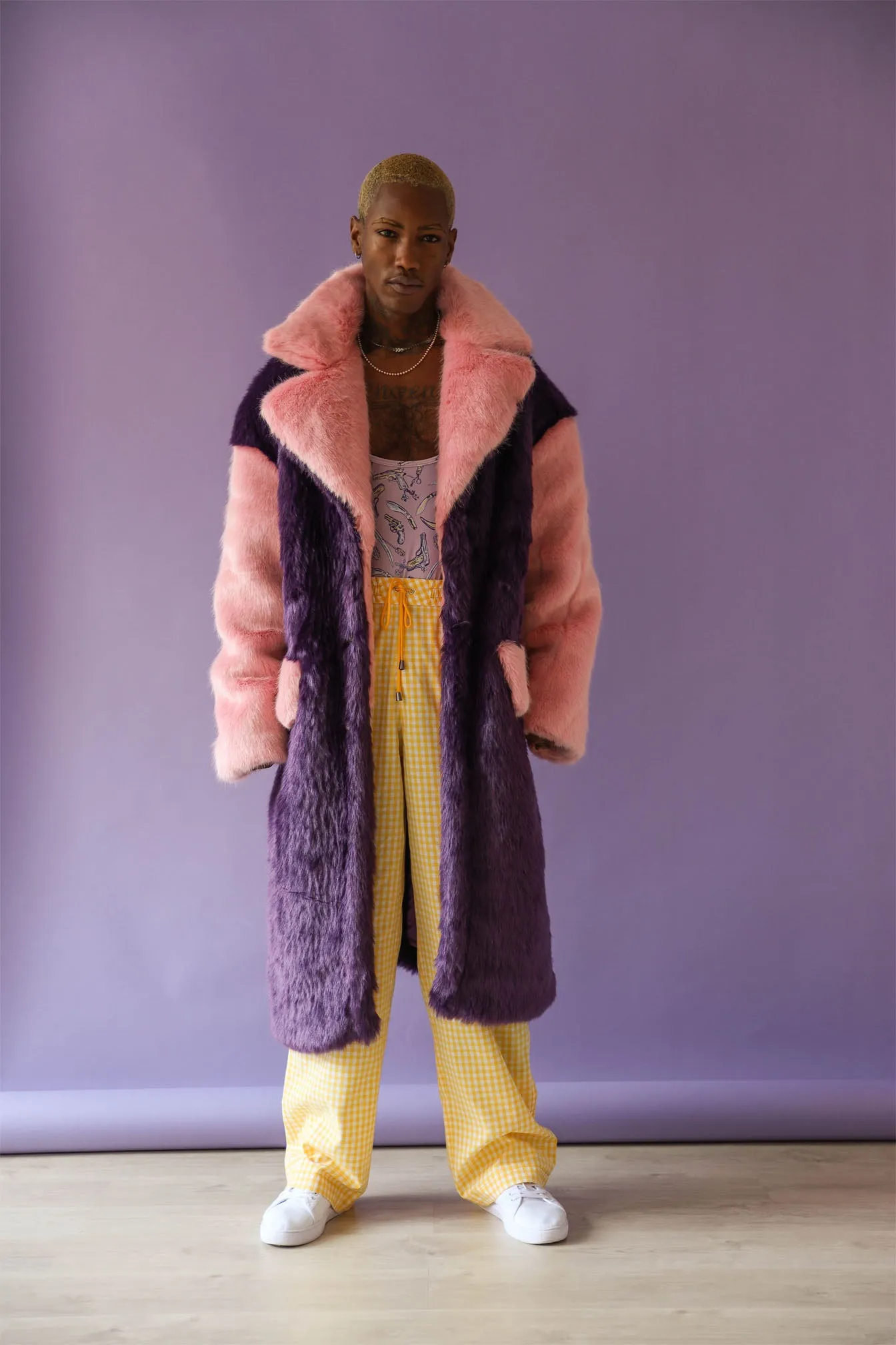 Vegan fur coat