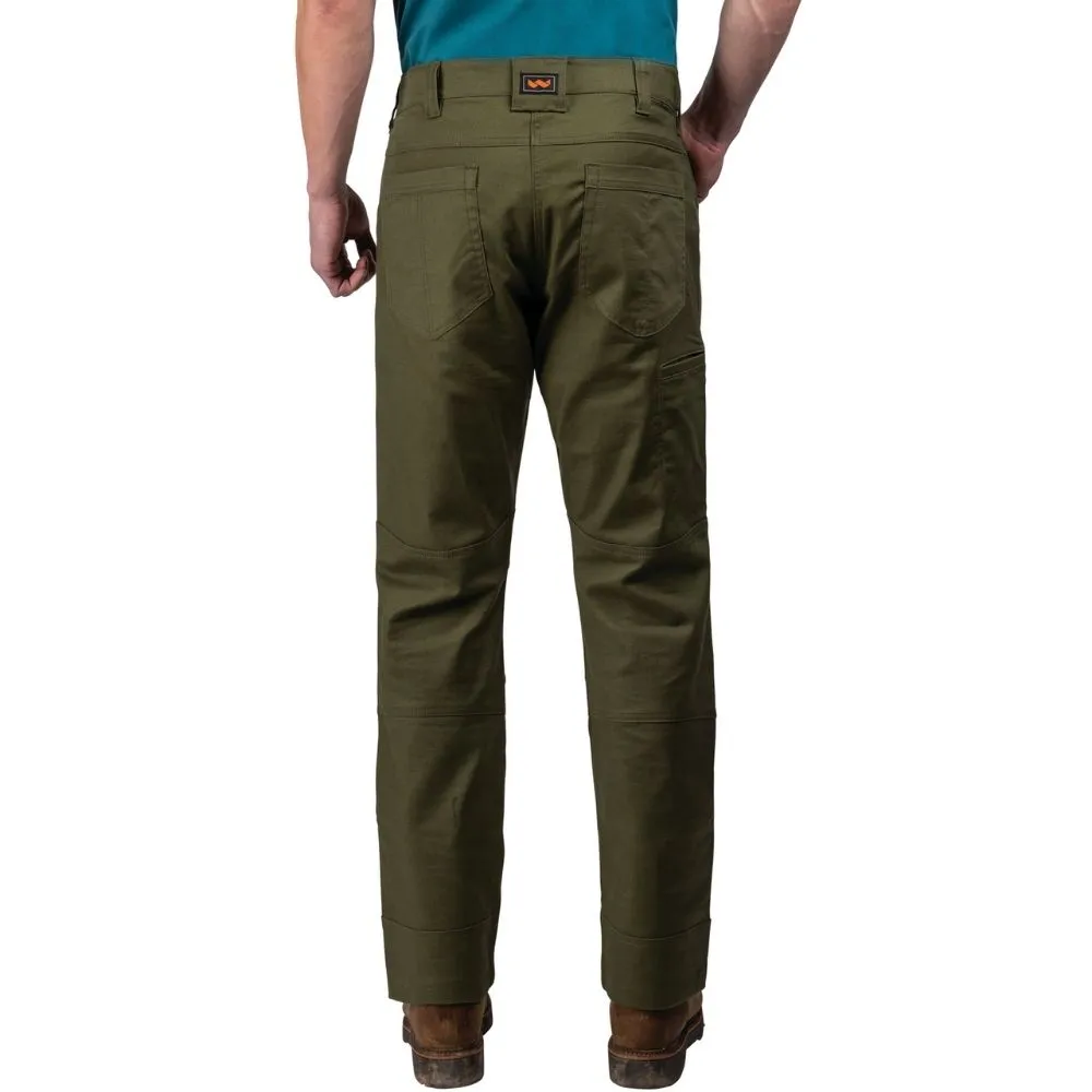 Walls Ditchdigger All-Season Twill Double-Knee Men's Work Pant YP96 - Olive