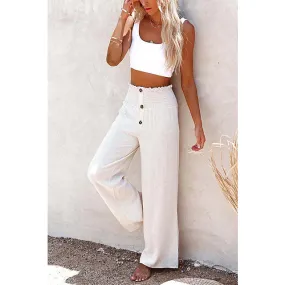 Women's Fashion Culottes Wide Leg Pants