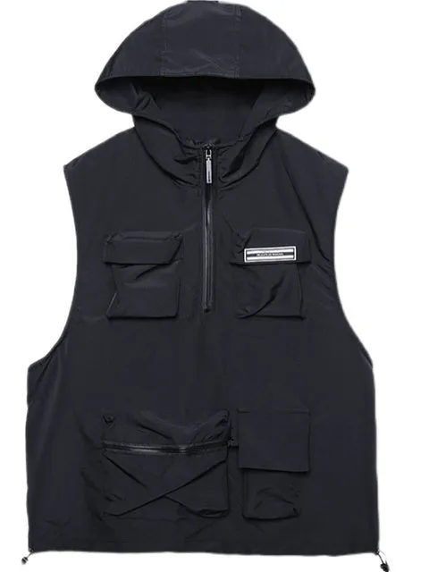 Zip Up Hooded Vest